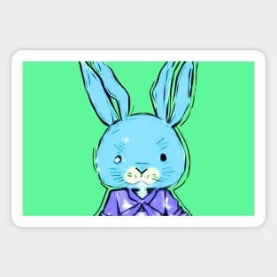 Jitters the Hyper Anime Easter Bunny (MD23ETR031b) Magnet